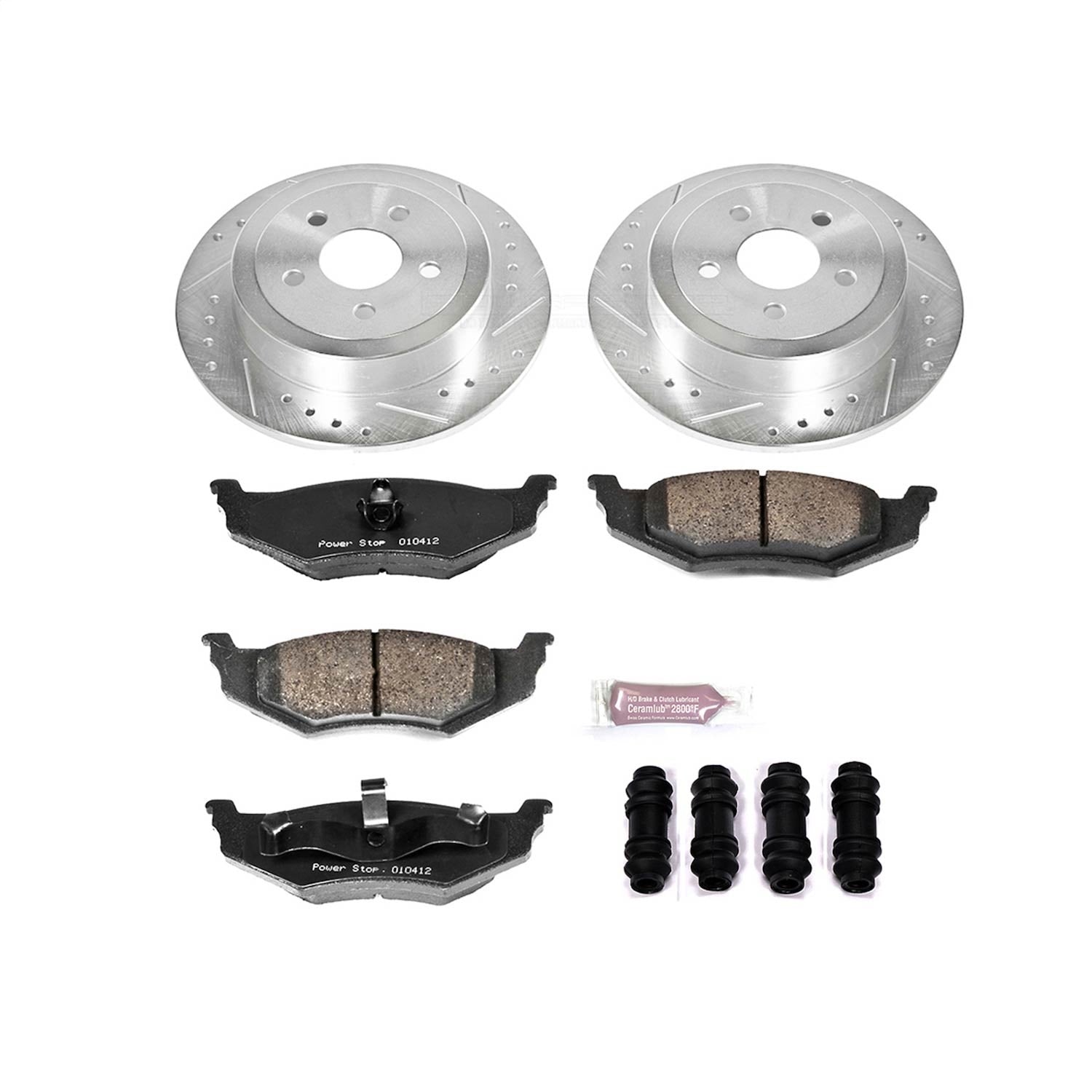 PowerStop Rear Z23 Evolution Sport Brake Kit | Chrysler Cirrus (95-00) (K6266)