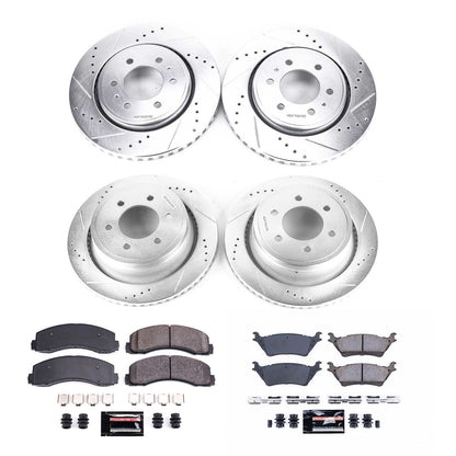 PowerStop Front & Rear Z23 Evolution Sport Brake Kit | Ford F-150 (12-18) (K6268)