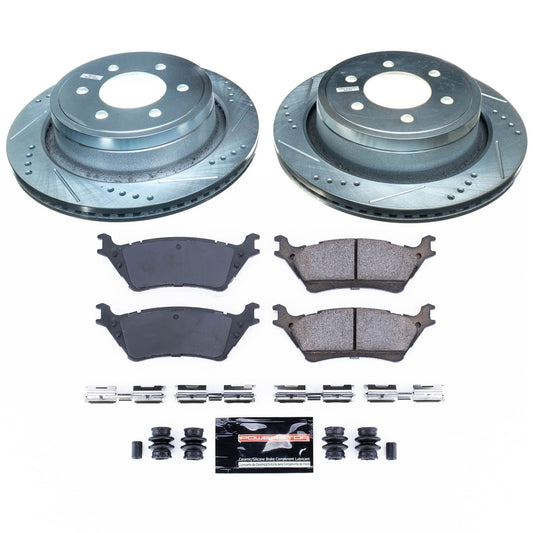 PowerStop Rear Z23 Evolution Sport Brake Kit | Ford F-150 (12-18) (K6271)
