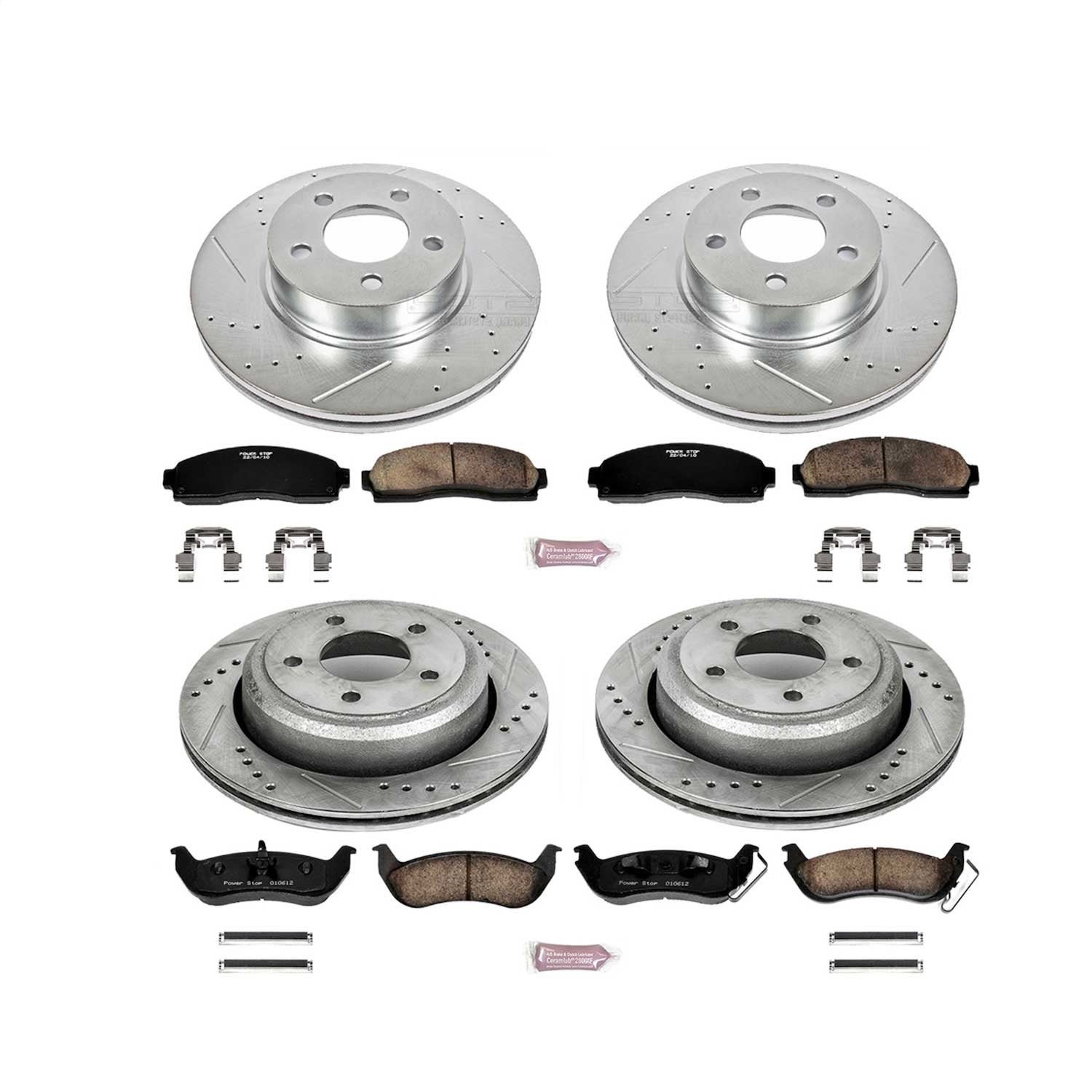 PowerStop Front & Rear Z23 Evolution Sport Brake Kit | Ford Ranger (10-11) (K6273)