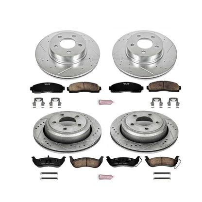 PowerStop Front & Rear Z23 Evolution Sport Brake Kit | Ford Ranger (10-11) (K6273)
