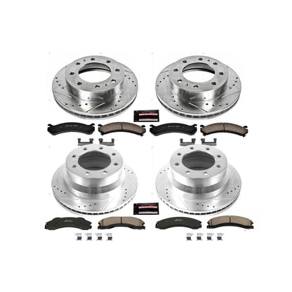 PowerStop Front & Rear Z23 Evolution Brake Kit | Chevrolet Express 3500 (09-20) (K6274)