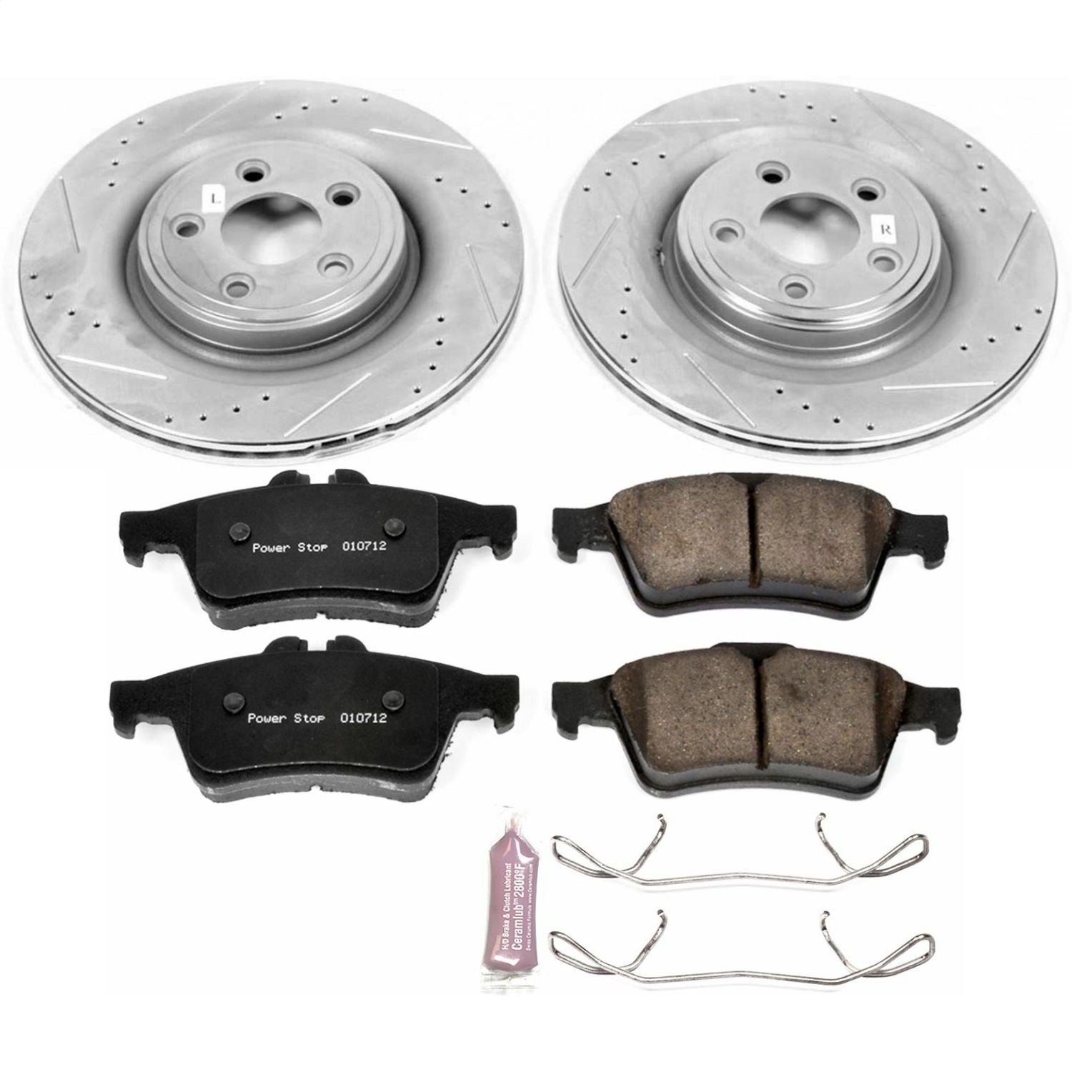 PowerStop Rear Z23 Evolution Sport Brake Kit | Jaguar XF (10-15) (K6279)