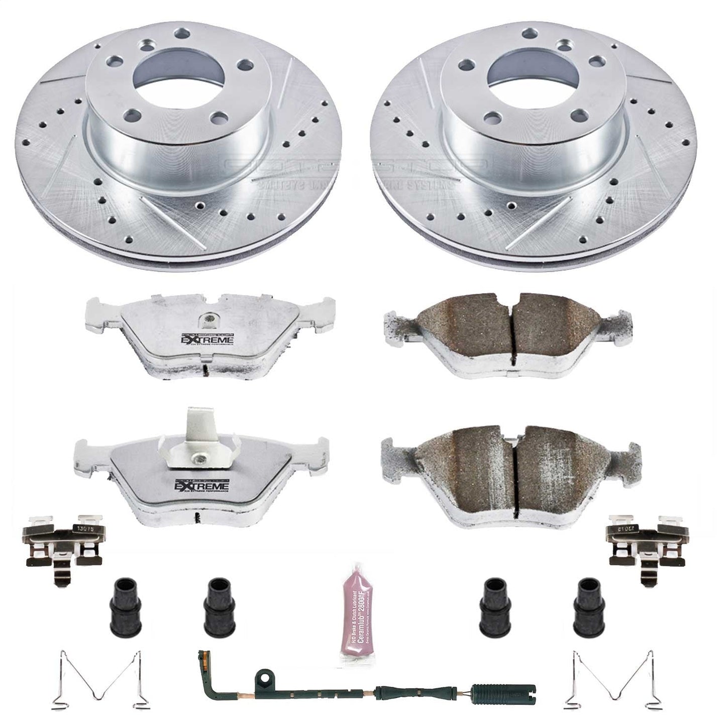 PowerStop Front Z26 Street Warrior Brake Kit | BMW 525i (01-03) (K628-26)