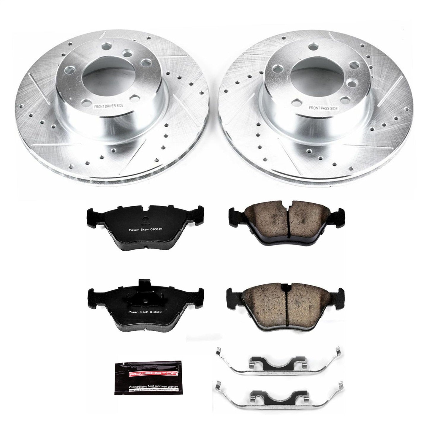 PowerStop Front Z23 Evolution Sport Brake Kit | BMW 525i (01-03) (K628)