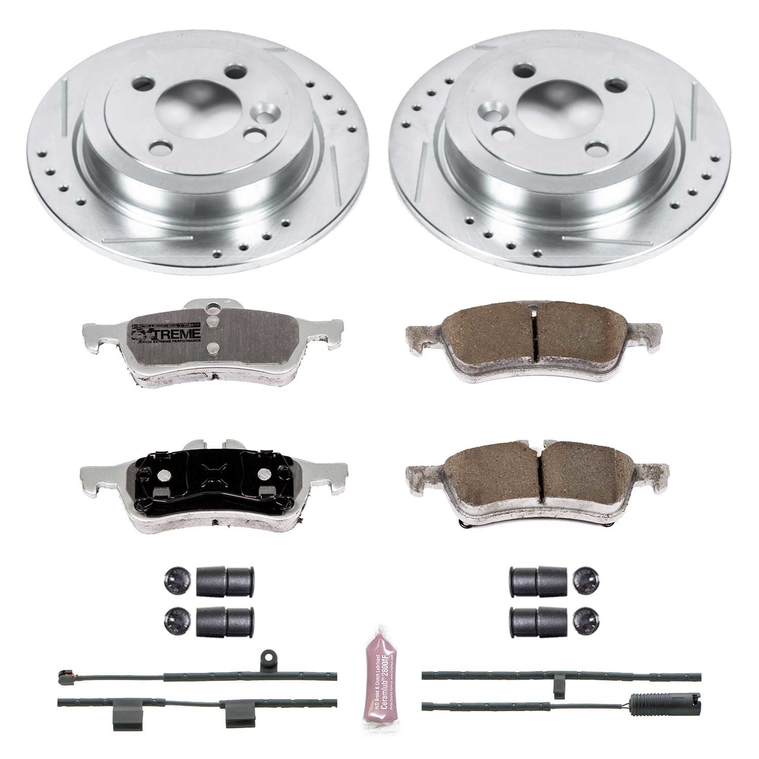 PowerStop Rear Z26 Street Warrior Brake Kit | Mini Cooper (07-08) (K6280-26)