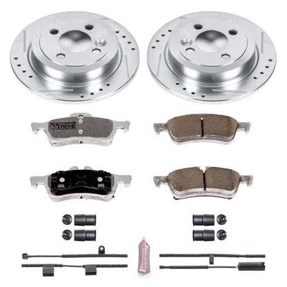 PowerStop Rear Z26 Street Warrior Brake Kit | Mini Cooper (07-08) (K6280-26)