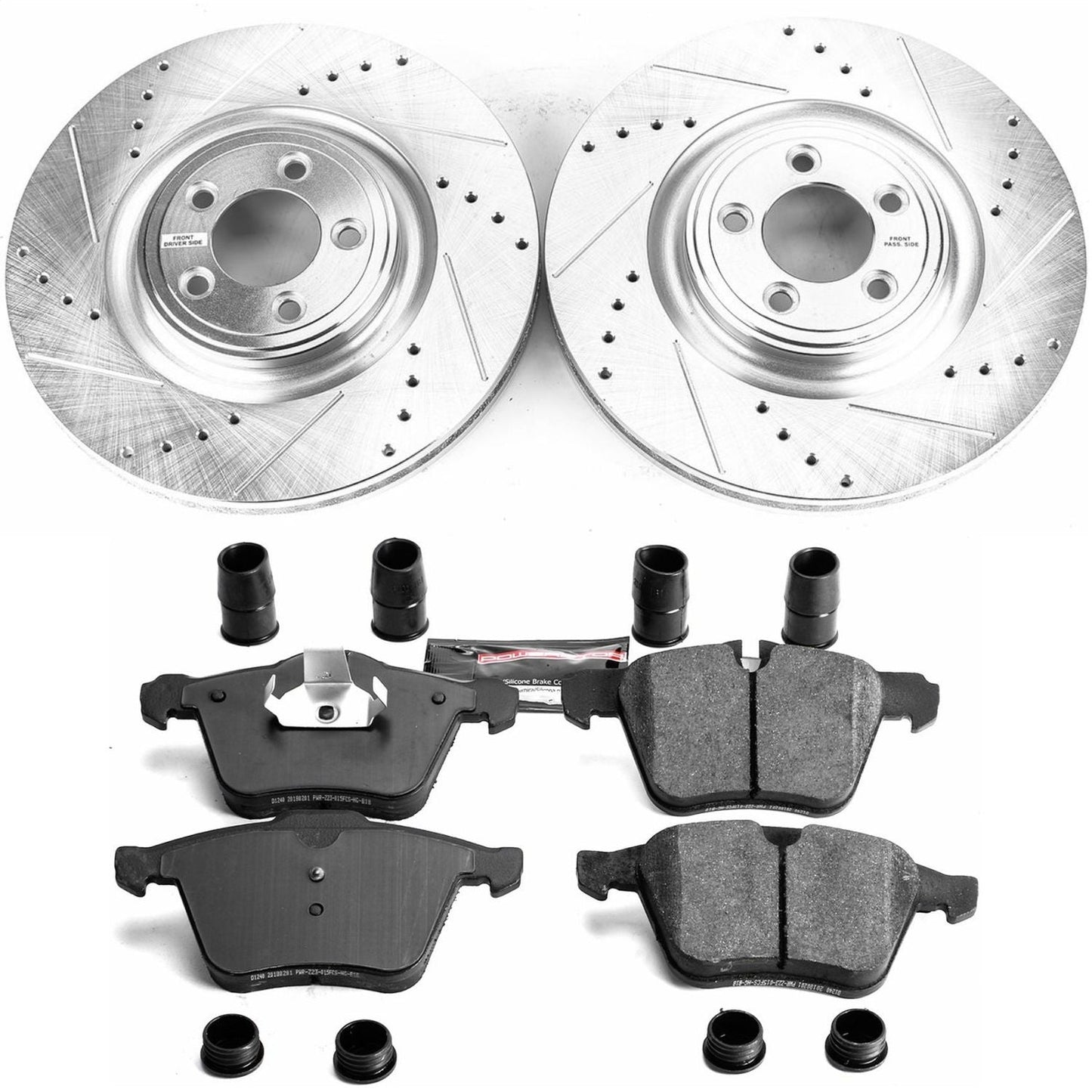 PowerStop Z23 Evolution Sport Front Brake Kit | Jaguar XF (10-15) (K6282)