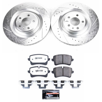 PowerStop Z26 Street Warrior Rear Brake Kit | Audi A7 Quattro (16-18) (K6287-26)