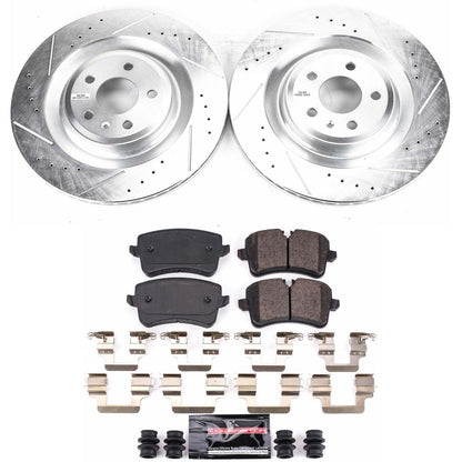 PowerStop Rear Z23 Evolution Sport Brake Kit | Audi A7 Quattro (16-18) (K6287)