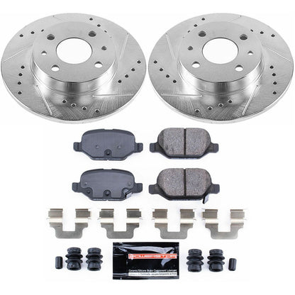 PowerStop Rear Z23 Evolution Sport Brake Kit | Fiat 500 (12-18) (K6292)