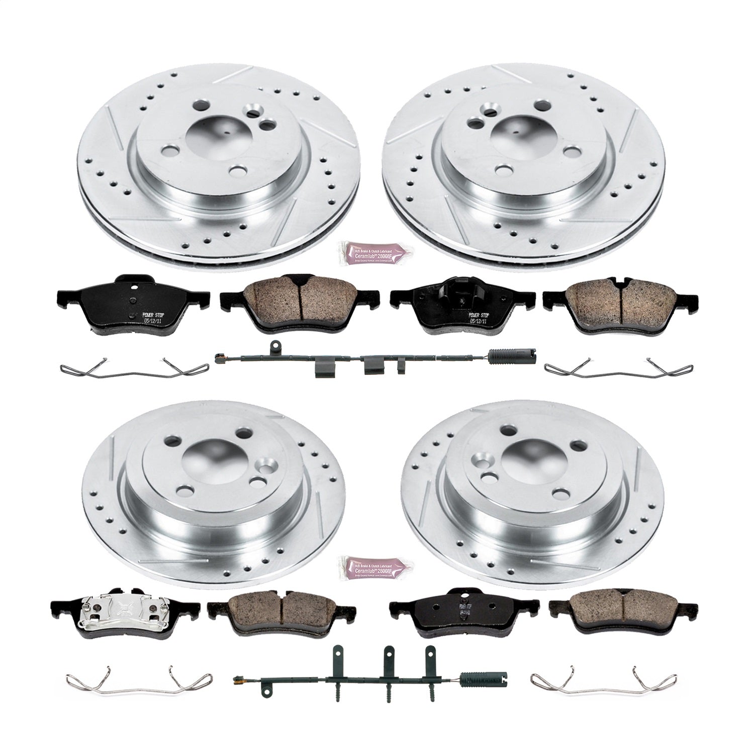 PowerStop Front & Rear Z23 Evolution Sport Brake Kit | Mini Cooper (07-08) (K6296)