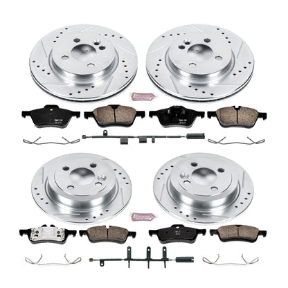 PowerStop Front & Rear Z23 Evolution Sport Brake Kit | Mini Cooper (07-08) (K6296)