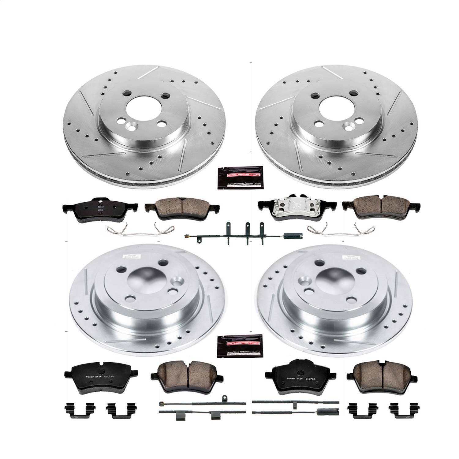 PowerStop Front & Rear Z23 Evolution Sport Brake Kit | Mini Cooper (07-08) (K6299)