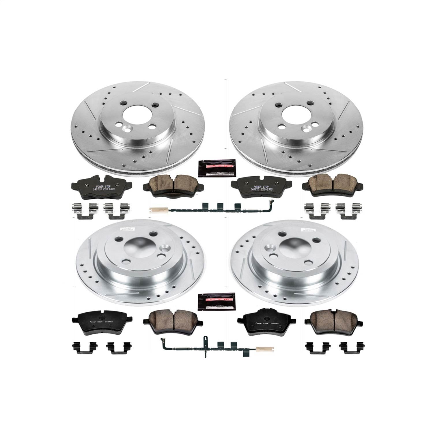 PowerStop Front & Rear Z23 Evolution Sport Brake Kit | Mini Cooper (07-10) (K6301)