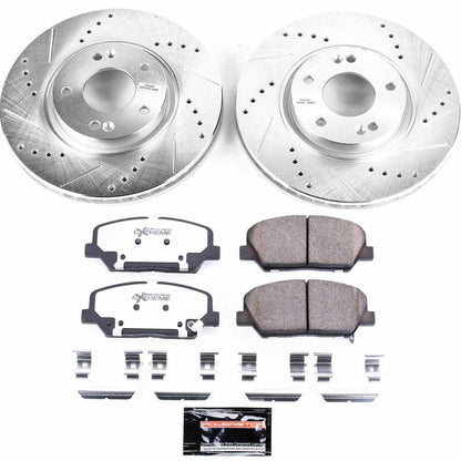 PowerStop Front Z26 Street Warrior Brake Kit | Hyundai Veloster (13-15) (K6306-26)