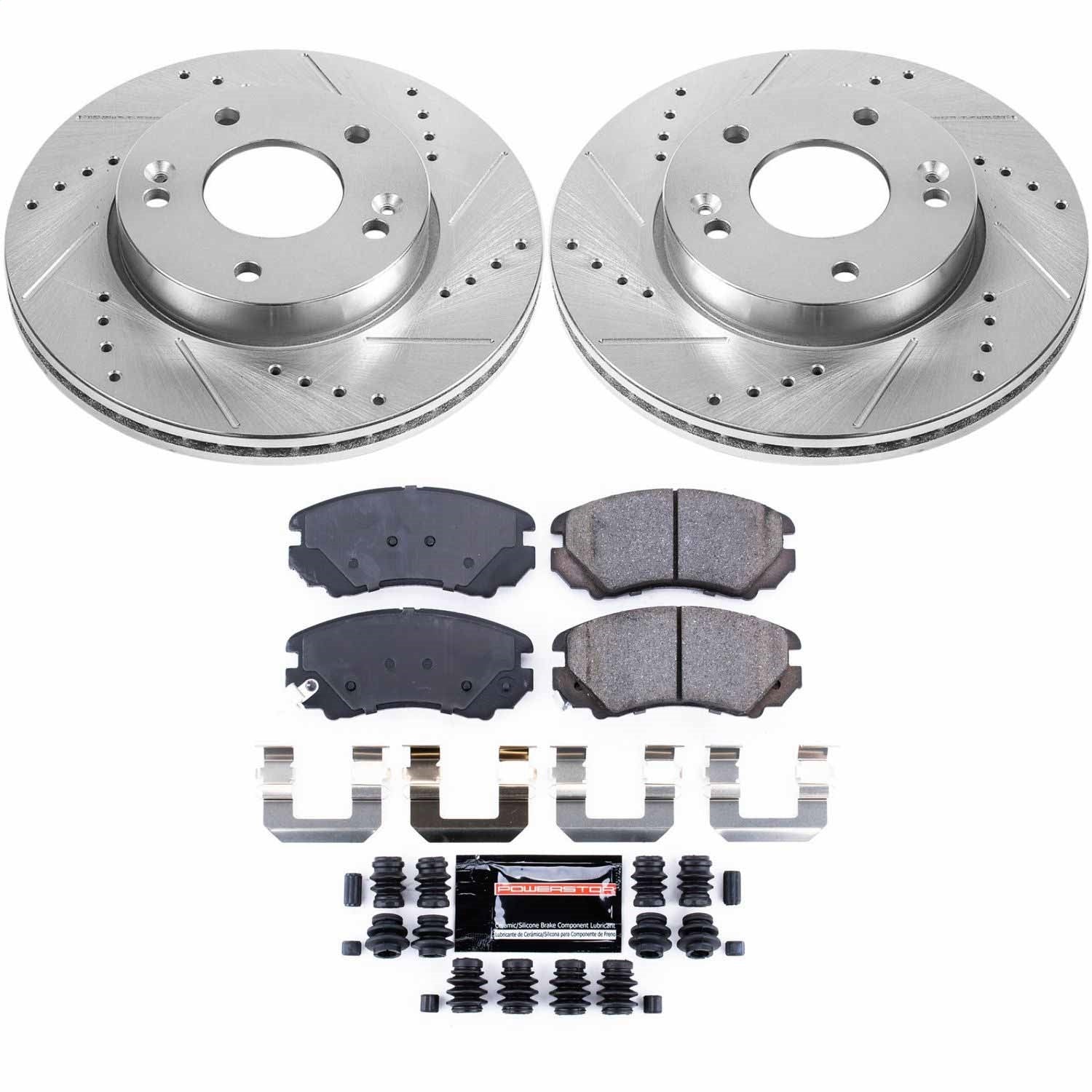 PowerStop Z23 Evolution Sport Front Brake Kit | Kia Soul (10-11) (K6309)