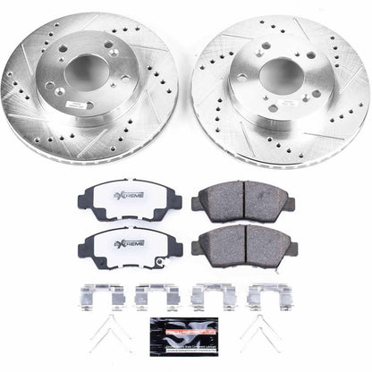 PowerStop Z26 Street Warrior Front Brake Kit | Acura ILX (13-15) (K6317-26)