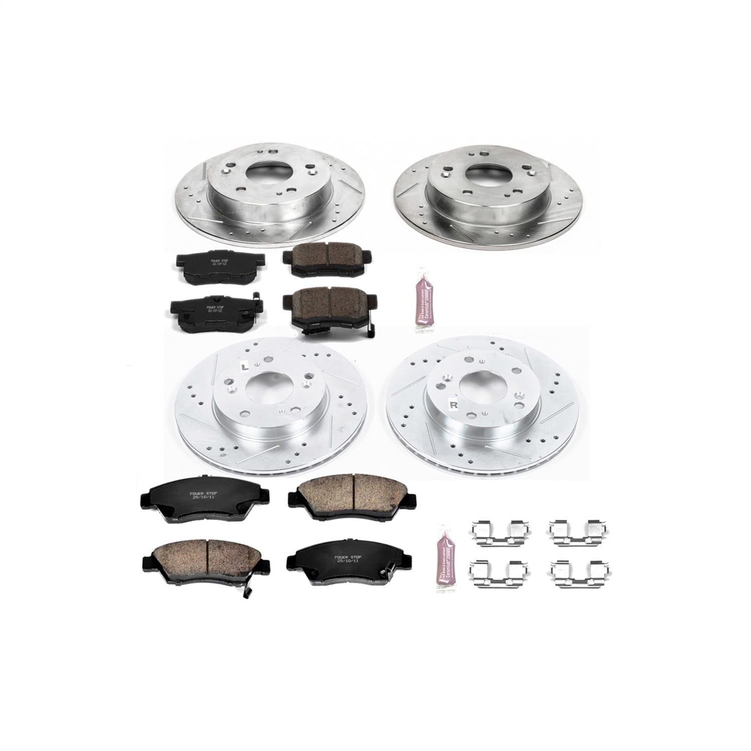 PowerStop Front & Rear Z23 Evolution Sport Brake Kit | Acura ILX (13-15) (K6318)