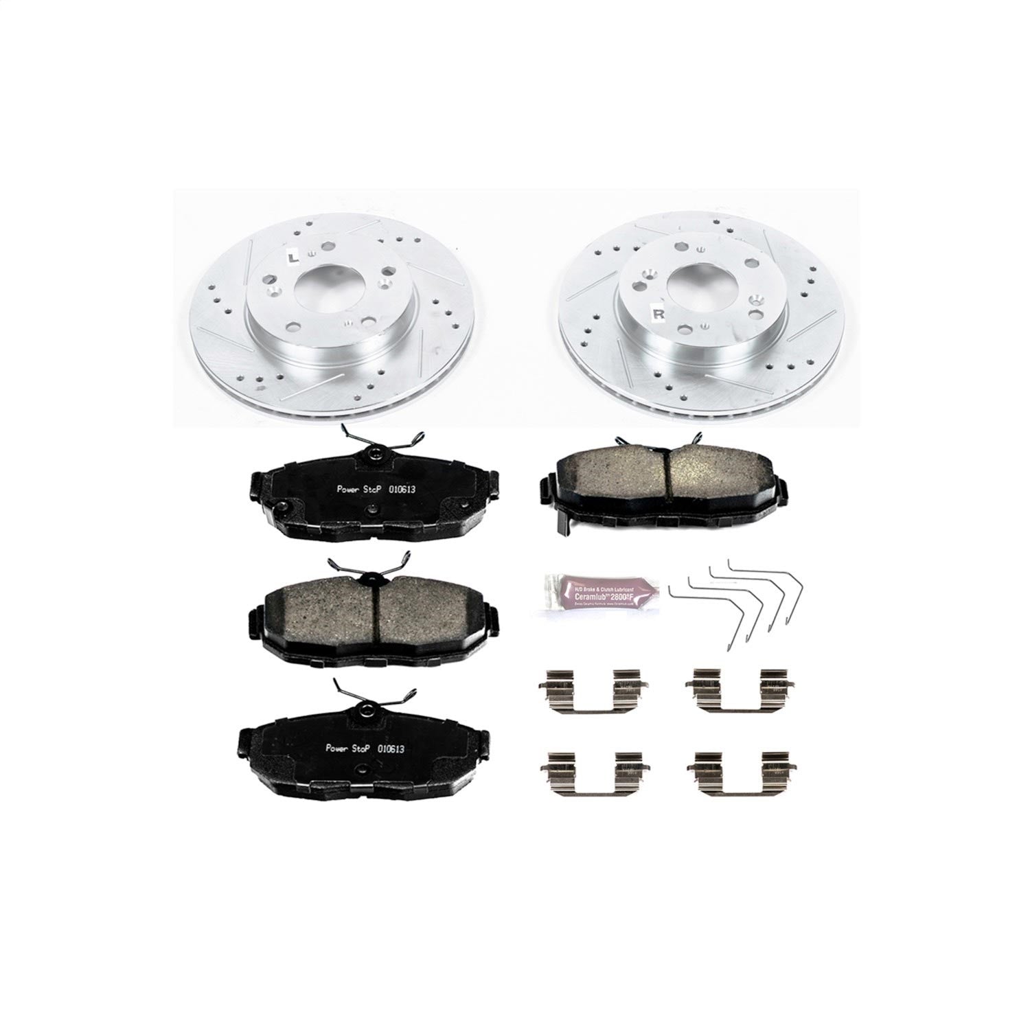 PowerStop Front Z23 Evolution Sport Brake Kit | Honda Civic (12-15) (K6319)