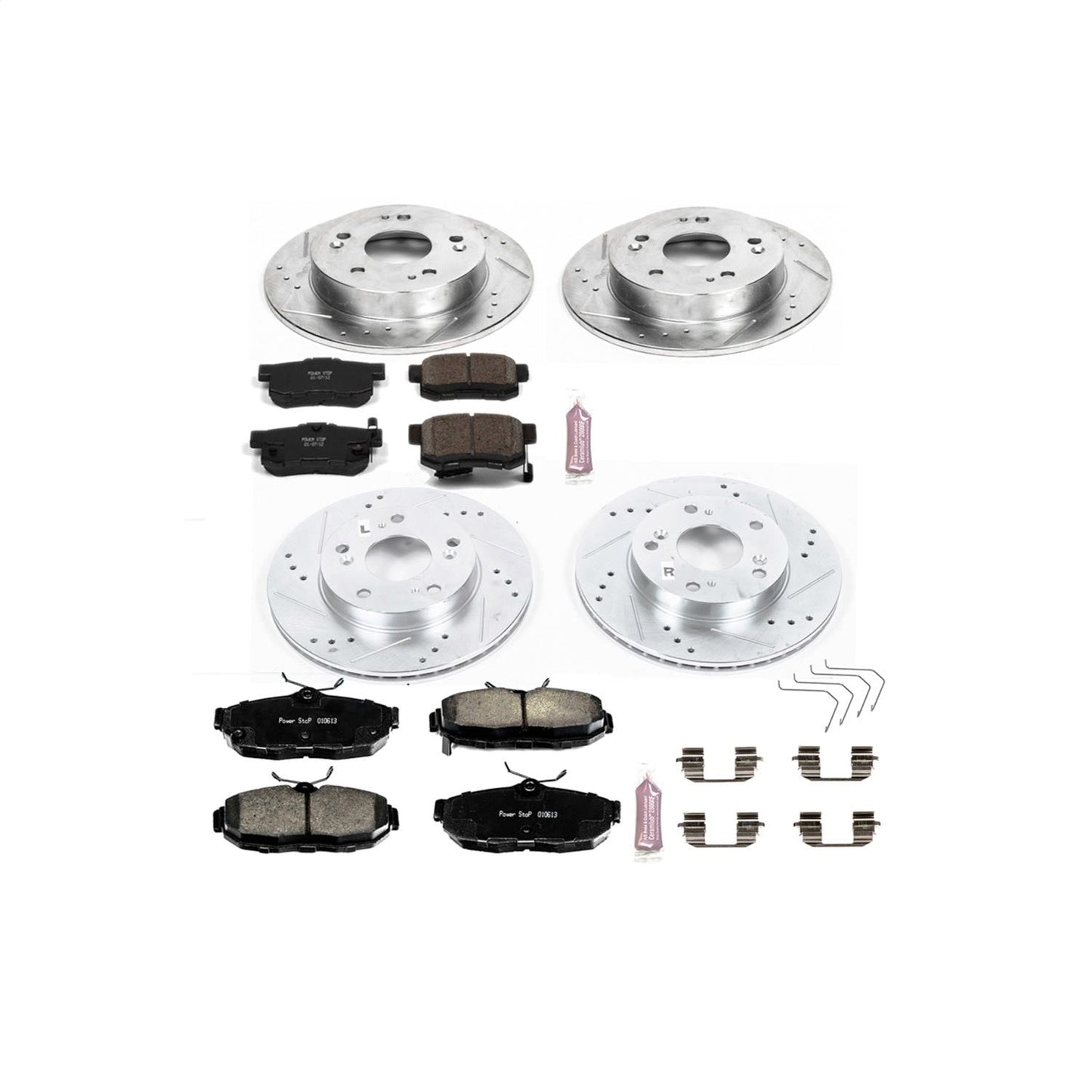 PowerStop Front & Rear Z23 Evolution Sport Brake Kit | Honda Civic (12) (K6320)