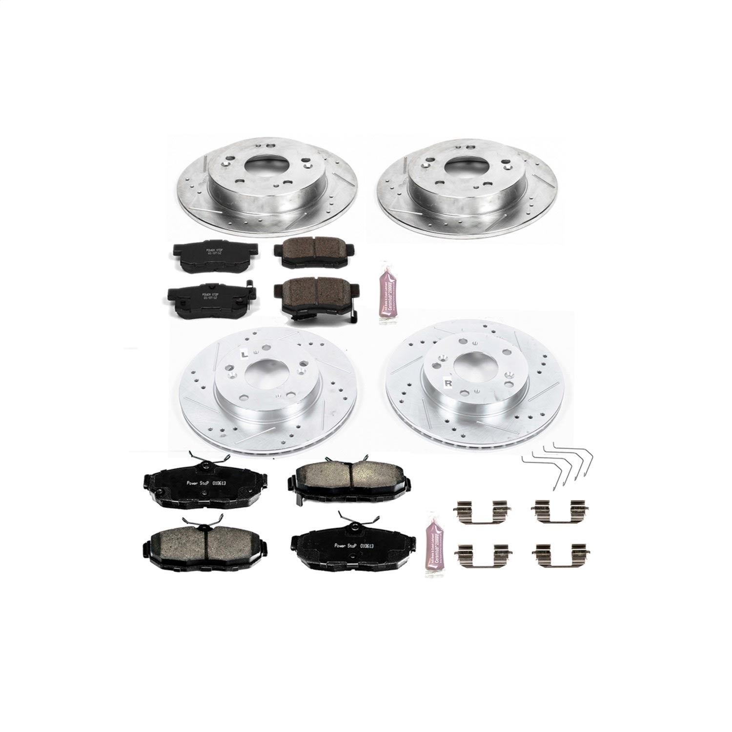 PowerStop Front & Rear Z23 Evolution Sport Brake Kit | Honda Civic (12) (K6320)