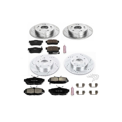 PowerStop Front & Rear Z23 Evolution Sport Brake Kit | Honda Civic (12) (K6320)