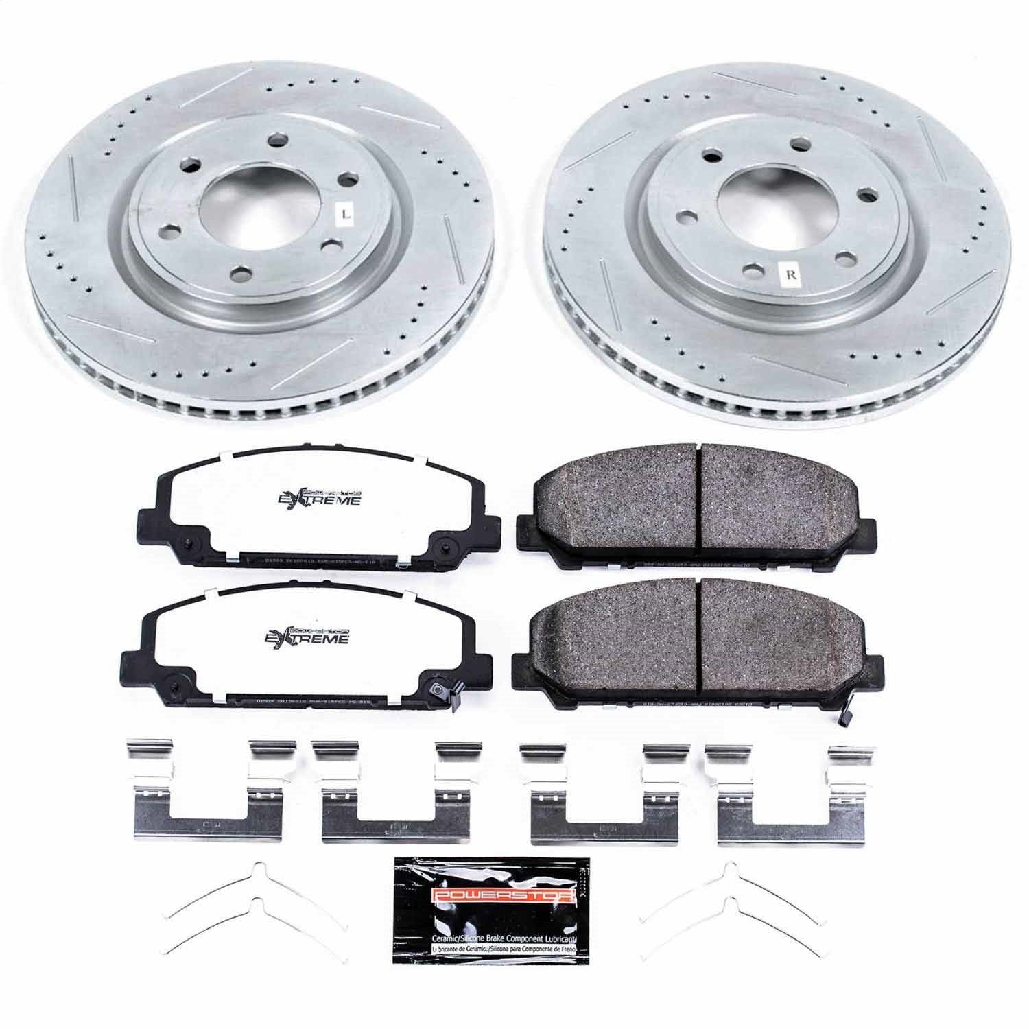 PowerStop Front Z36 Truck & Tow Brake Kit | Infiniti QX56 (11-13) (K6321-36)