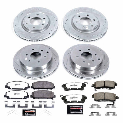 PowerStop Front & Rear Z36 Truck & Tow Brake Kit | Infiniti QX56 (11-13) (K6322-36)