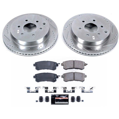 PowerStop Rear Z23 Evolution Sport Brake Kit | Infiniti QX56 (11-13) (K6323)