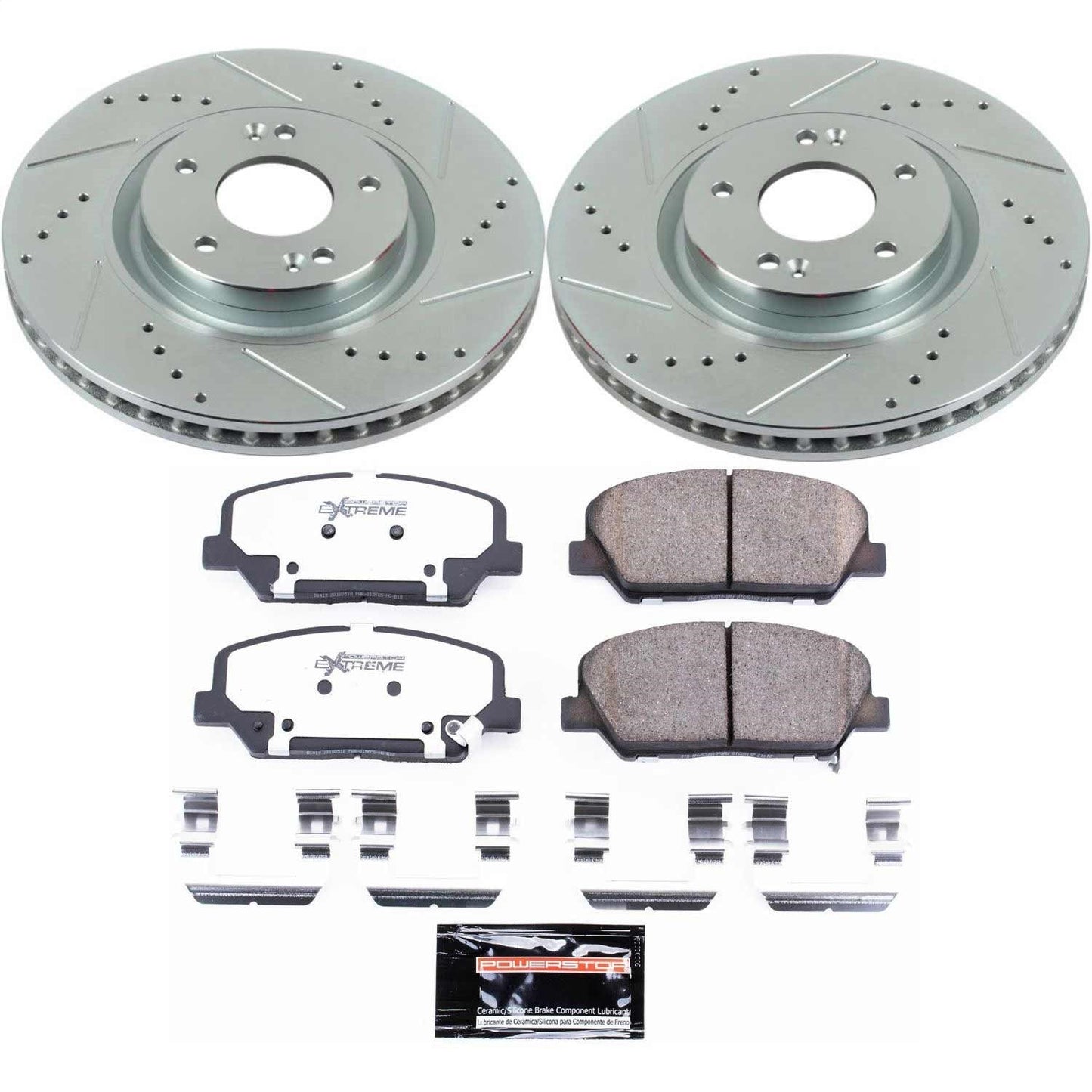 PowerStop Front Z26 Street Warrior Brake Kit | Kia Optima (11-15) (K6324-26)