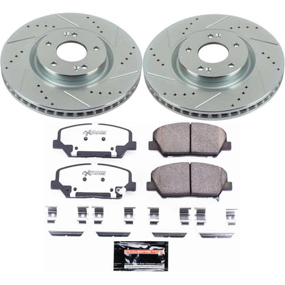PowerStop Front Z26 Street Warrior Brake Kit | Kia Optima (11-15) (K6324-26)