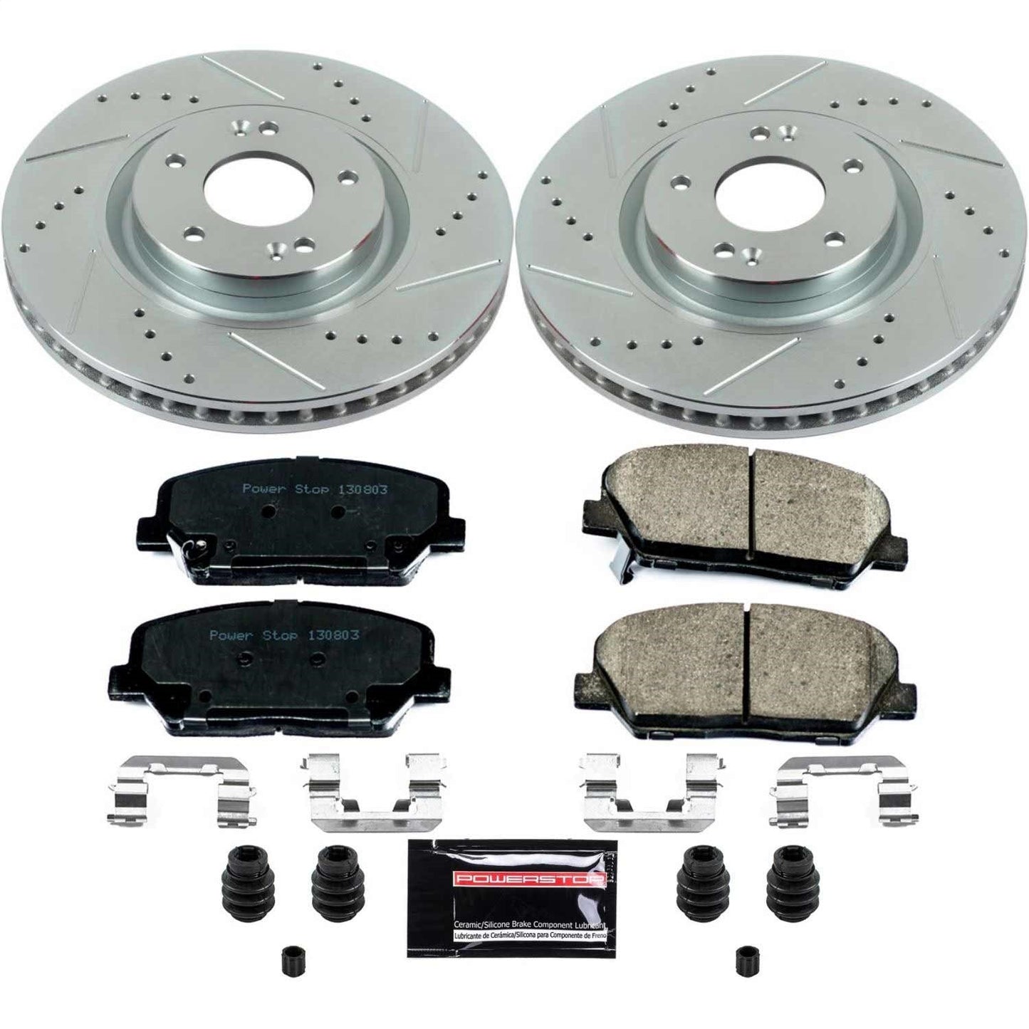 PowerStop Front Z23 Evolution Sport Brake Kit | Kia Optima (11-15) (K6324)