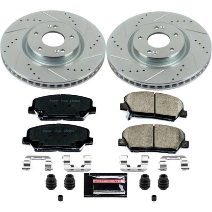PowerStop Front Z23 Evolution Sport Brake Kit | Kia Optima (11-15) (K6324)