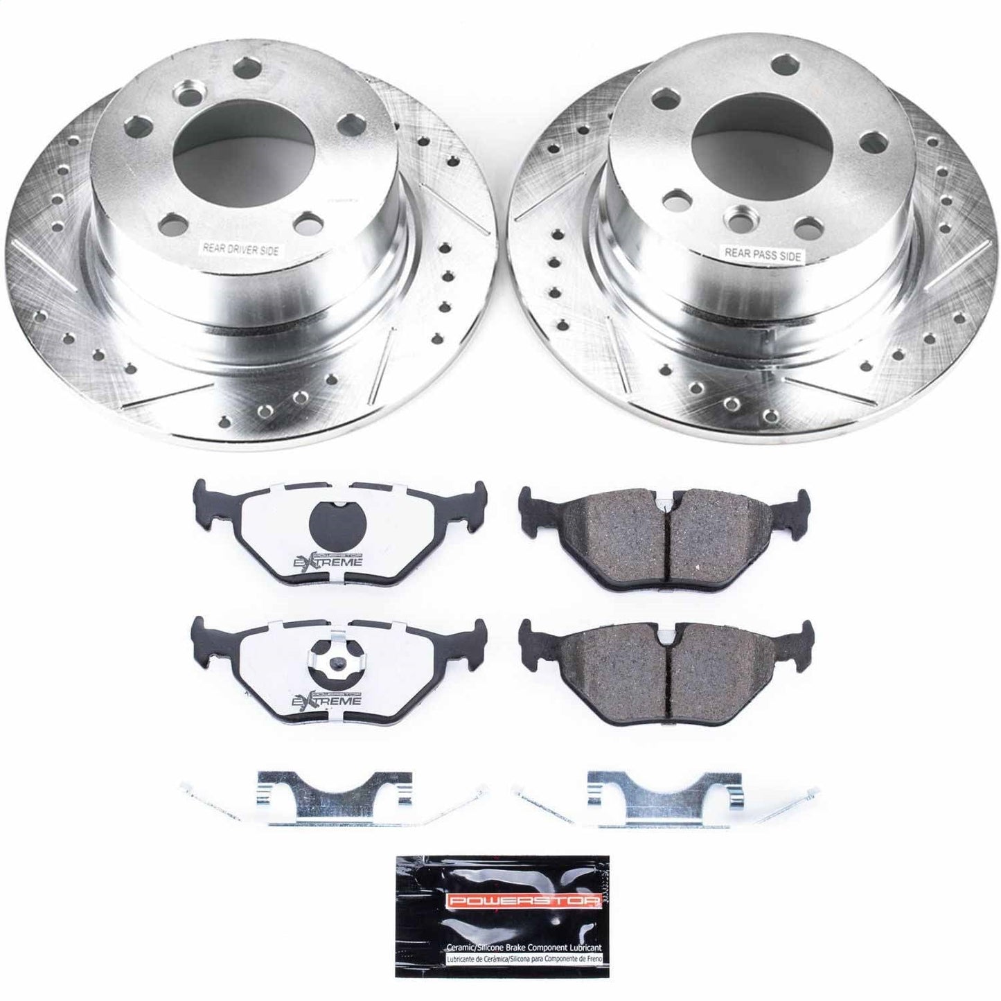 PowerStop Rear Z26 Street Warrior Brake Kit | BMW Z3 (96-02) (K633-26)