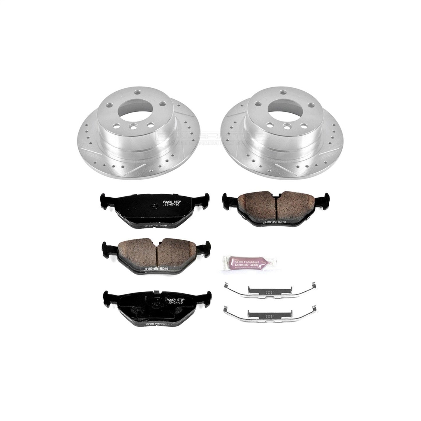 PowerStop Rear Z23 Evolution Sport Brake Kit | BMW Z3 (96-02) (K633)