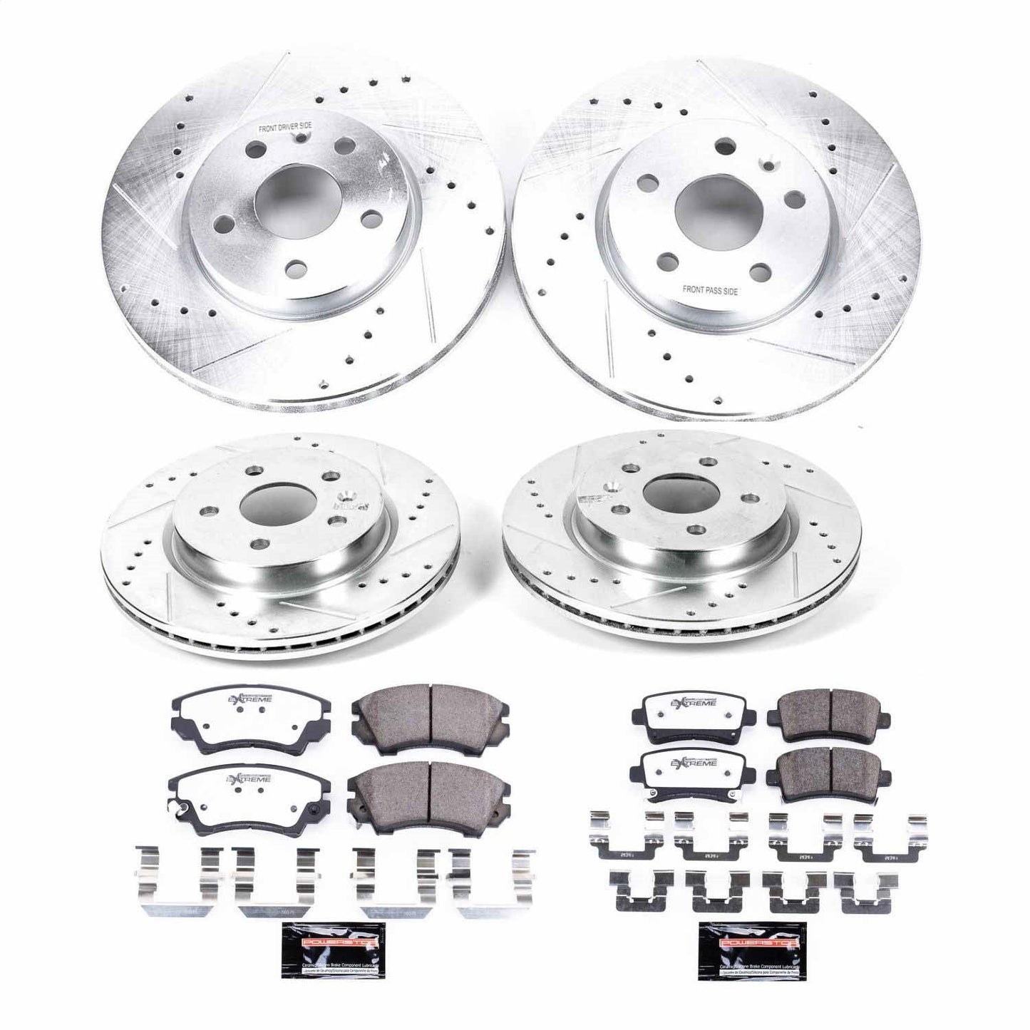 PowerStop Front & Rear Z26 Street Warrior Brake Kit | Buick Regal (17) (K6330-26)