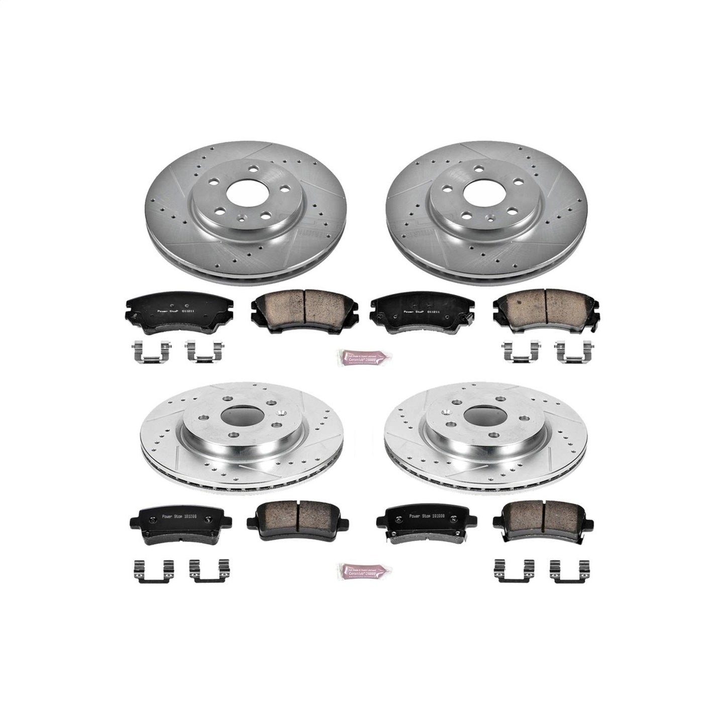 PowerStop Front & Rear Z23 Evolution Sport Brake Kit | Buick Regal (17) (K6330)