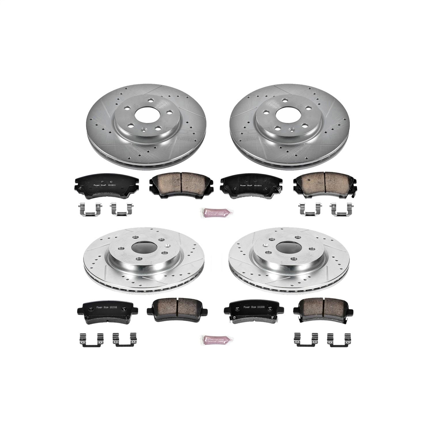 PowerStop Front & Rear Z23 Evolution Sport Brake Kit | Buick Regal (17) (K6330)