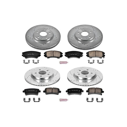 PowerStop Front & Rear Z23 Evolution Sport Brake Kit | Buick Regal (17) (K6330)