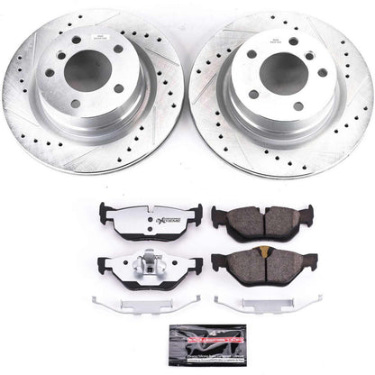 PowerStop Rear Z26 Street Warrior Brake Kit | BMW 128i (10-13) (K6348-26)
