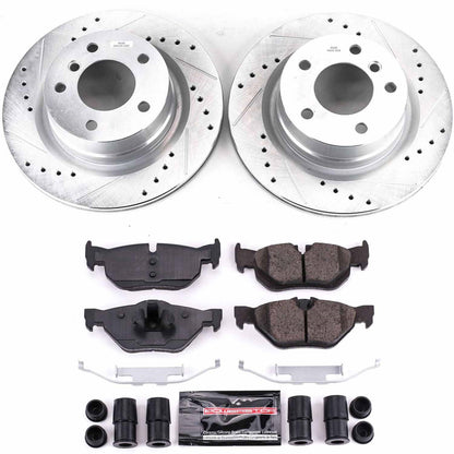 PowerStop Rear Z23 Evolution Sport Brake Kit | BMW 128i (10-13) (K6348)