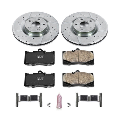 PowerStop Front Z23 Evolution Sport Brake Kit | Lexus GS200t (16-17) (K6353)