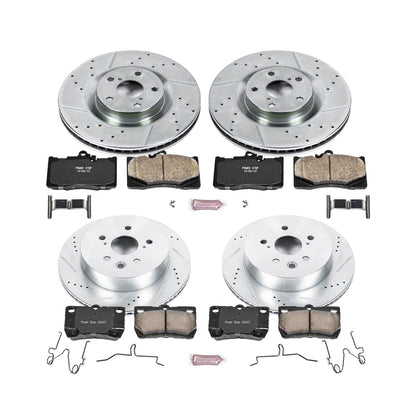PowerStop Front & Rear Z23 Evolution Sport Brake Kit | Lexus GS350 (11) (K6354)