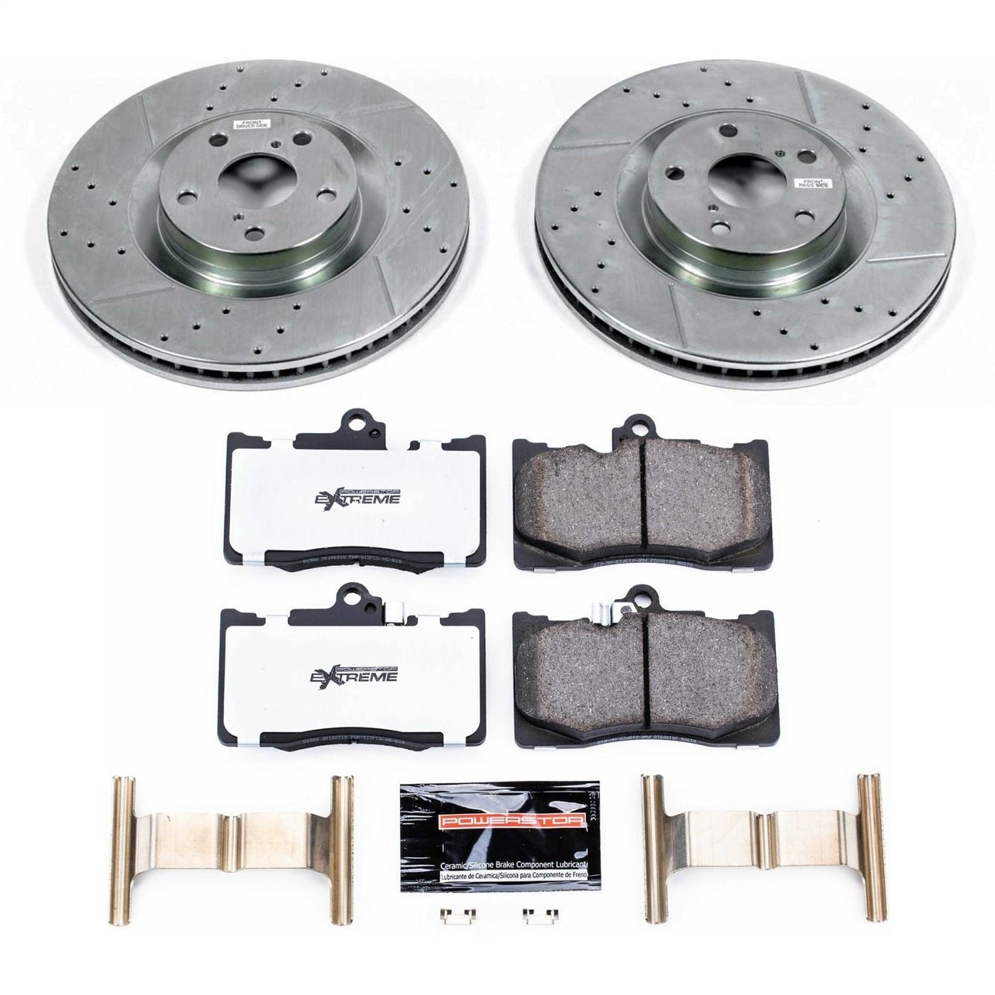 PowerStop Front Z26 Street Warrior Brake Kit | Lexus GS350 (13-19) (K6355-26)