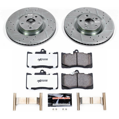 PowerStop Front Z26 Street Warrior Brake Kit | Lexus GS350 (13-19) (K6355-26)