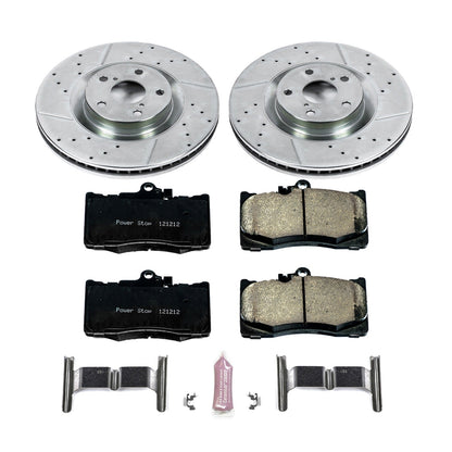 PowerStop Z23 Evolution Sport Front Brake Kit | Lexus GS350 (13-19) (K6355)