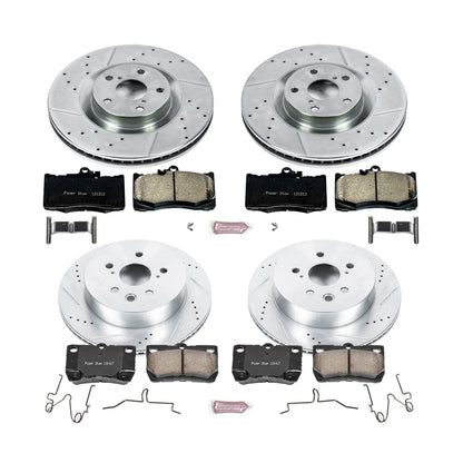 PowerStop Front & Rear Z23 Evolution Sport Brake Kit | Lexus IS350 2013 (K6356)