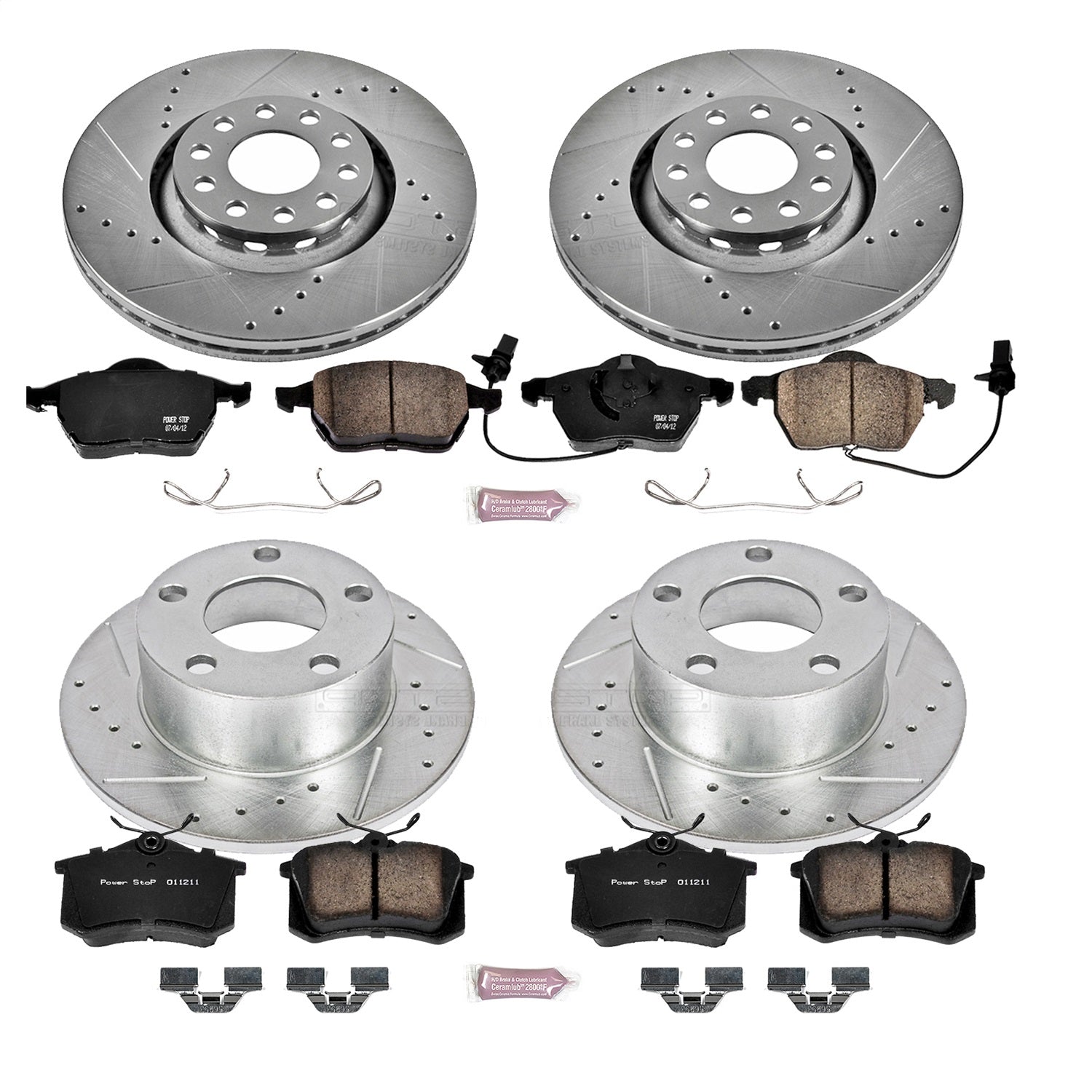PowerStop Front & Rear Z23 Evolution Sport Brake Kit | Audi A6 (98-04) (K637)