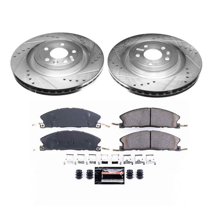 PowerStop Front Z23 Evolution Sport Brake Kit | Ford Explorer (13-19) (K6374)